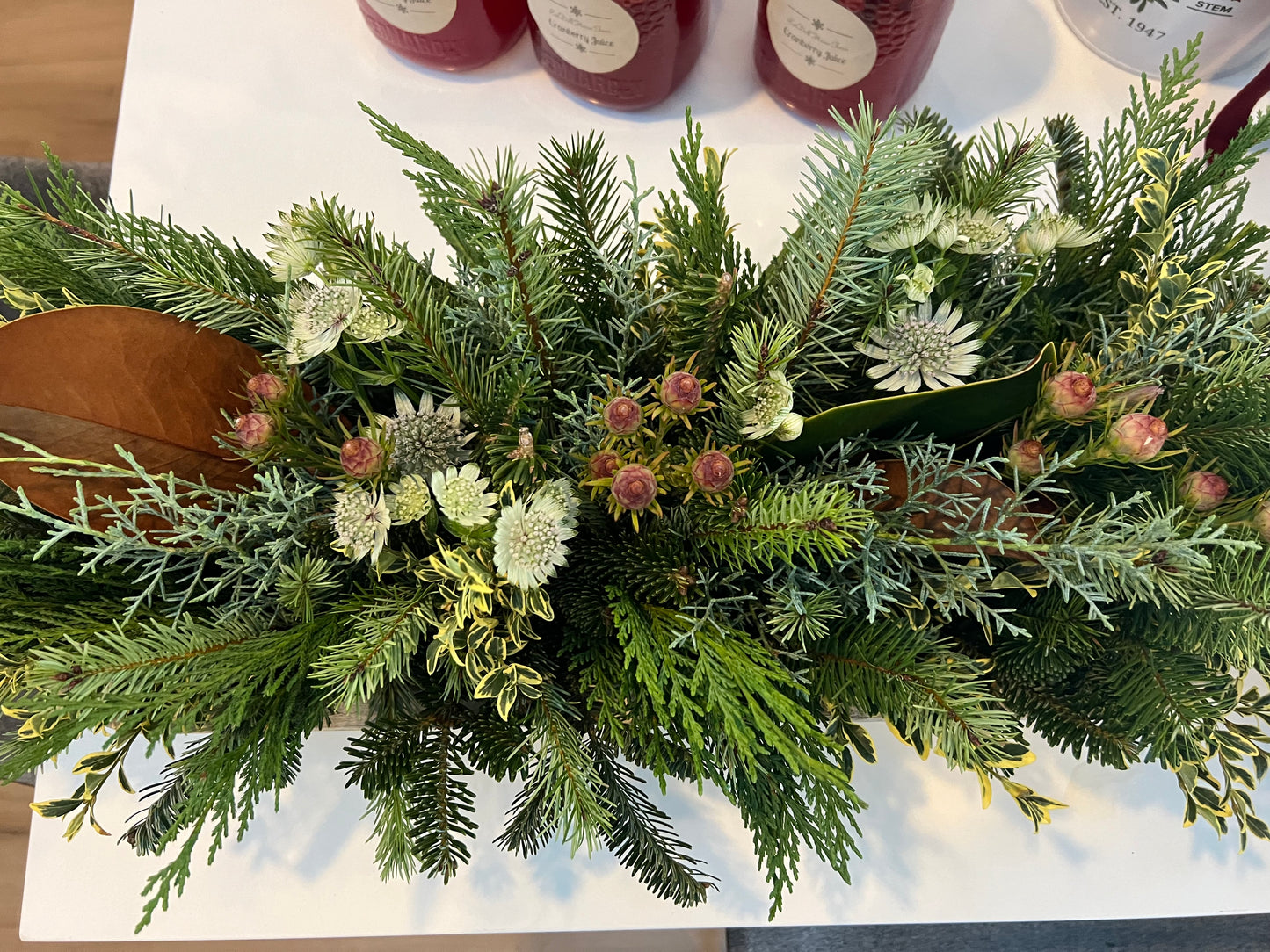 Pre-made Winter Centrepiece $159