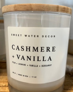 Cashmere + Vanilla Soy Based Candle