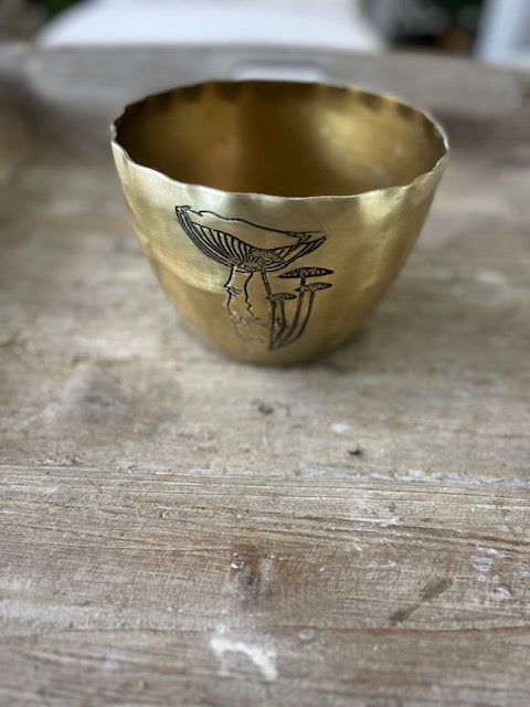 Small Gold Planter