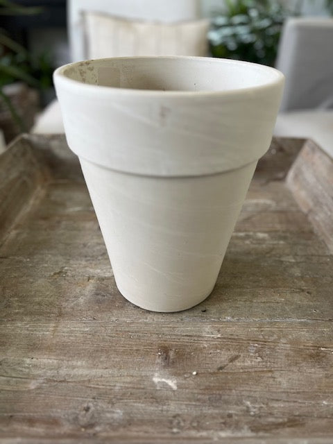 Granite Clay Tall Planter