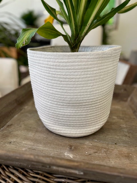 White Soft Lined Basket