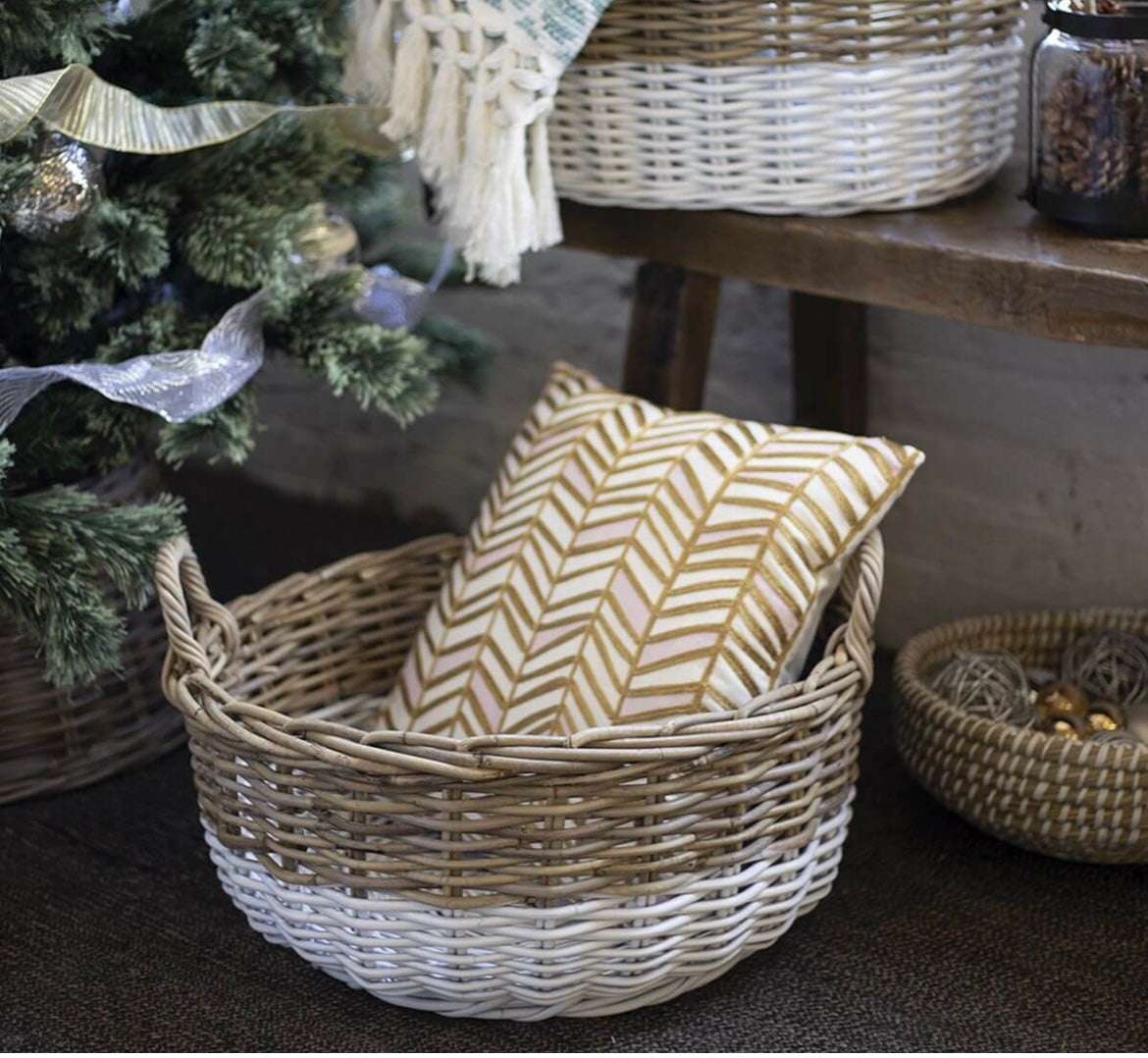 Round Two Tone Basket