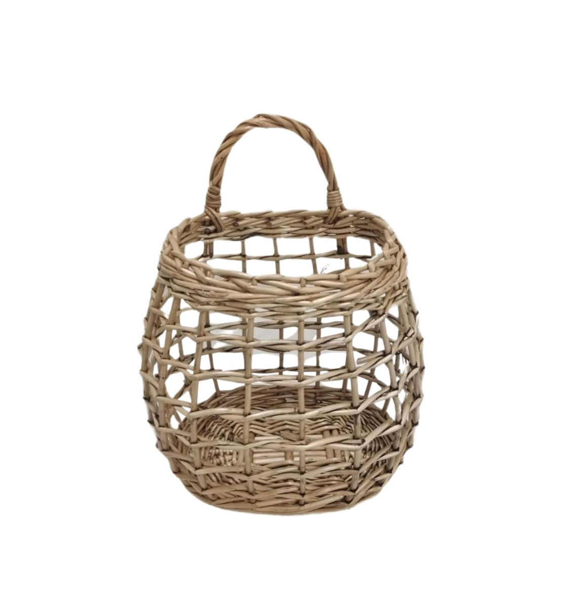 Open Weave Wall Hanging Basket