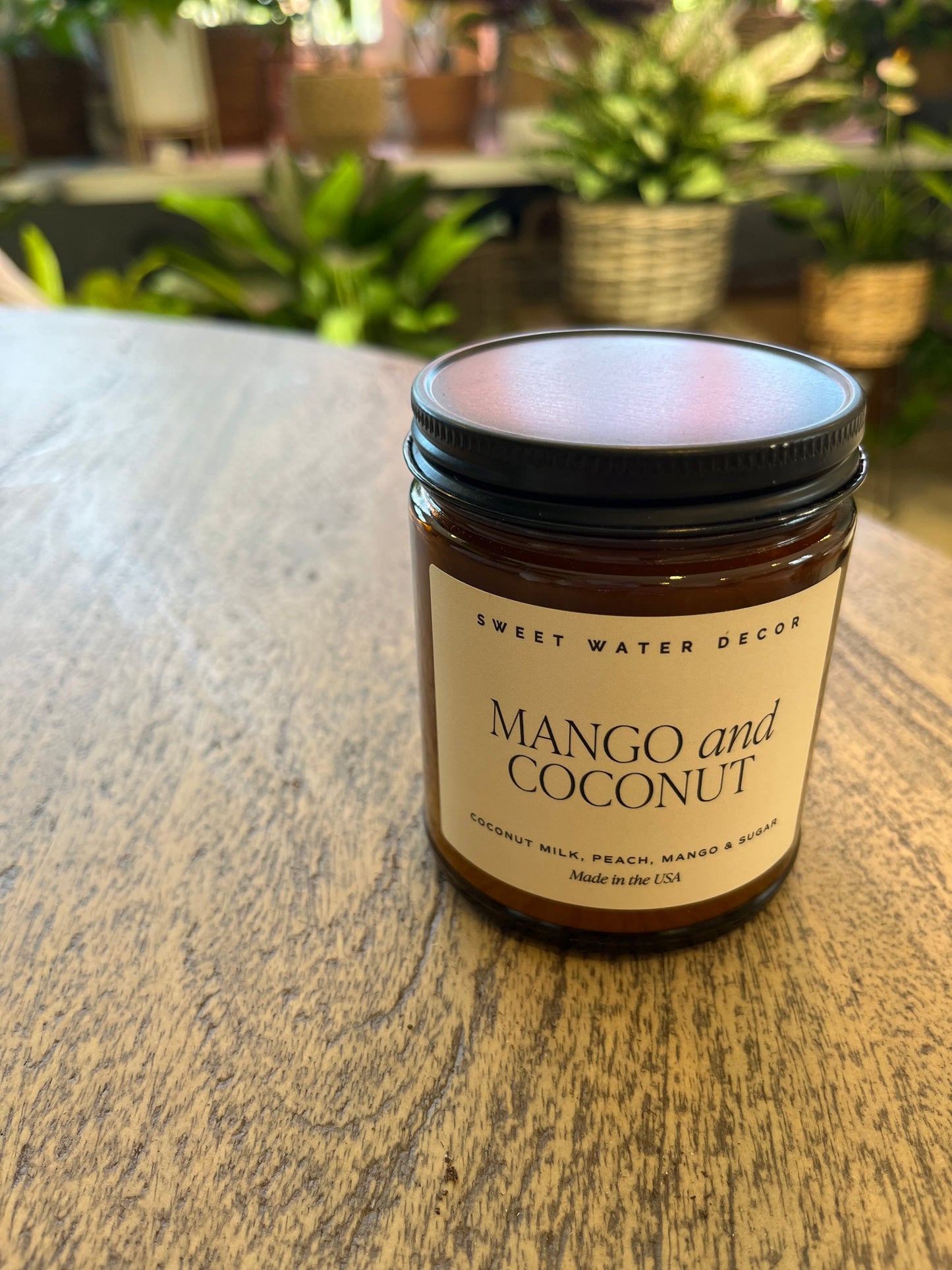 Mango & Coconut Soy Candle