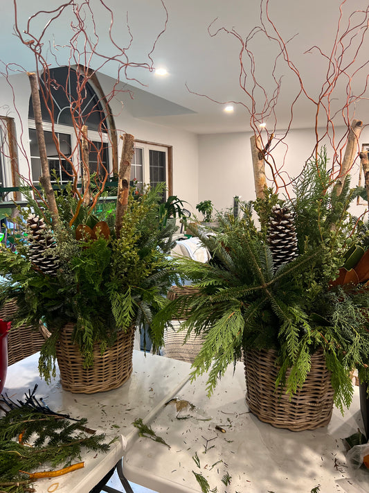 Wreath Making and/or Winter Container Workshop-Saturday, November 30, 2024