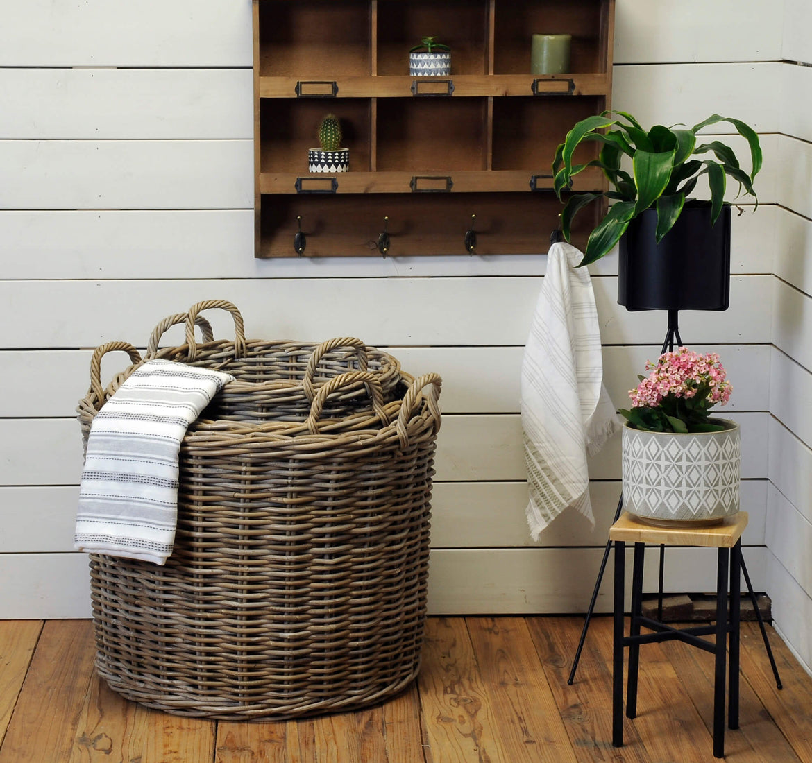 Set of 3 Round Storage Baskets