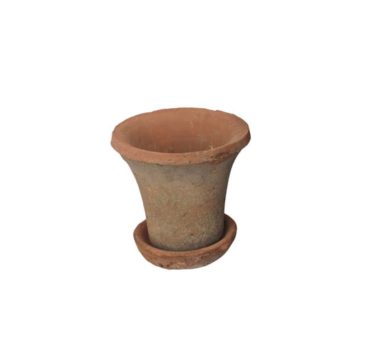 Medium Terra Cotta Pot with Saucer