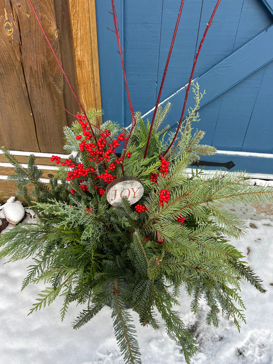 Wreath Making and /or Winter Container Workshops- Saturday, November 16, 2024